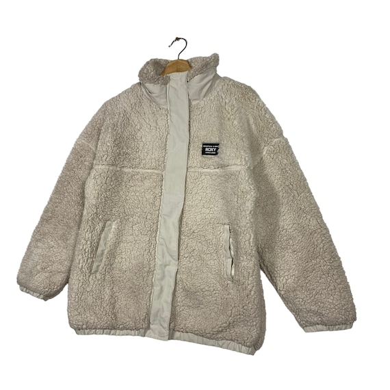ヴィンテージ ロキシー フリース ジッパー ジャケット M サイズ 