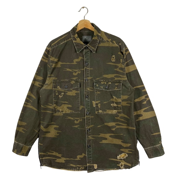 Chemise camouflage homme zara hotsell