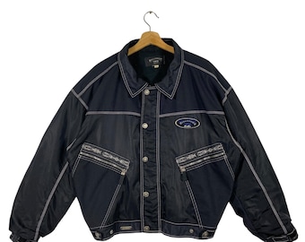 Vintage 80s 90s ダブルドッキングボンバージャケット Vintage 90s Billabong Zipper/button Jacket M Size but to Fit