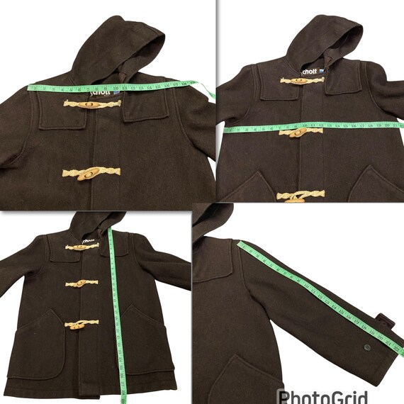 ヴィンテージ Schott ダッフルコート ジャケット Sサイズ ブラウン