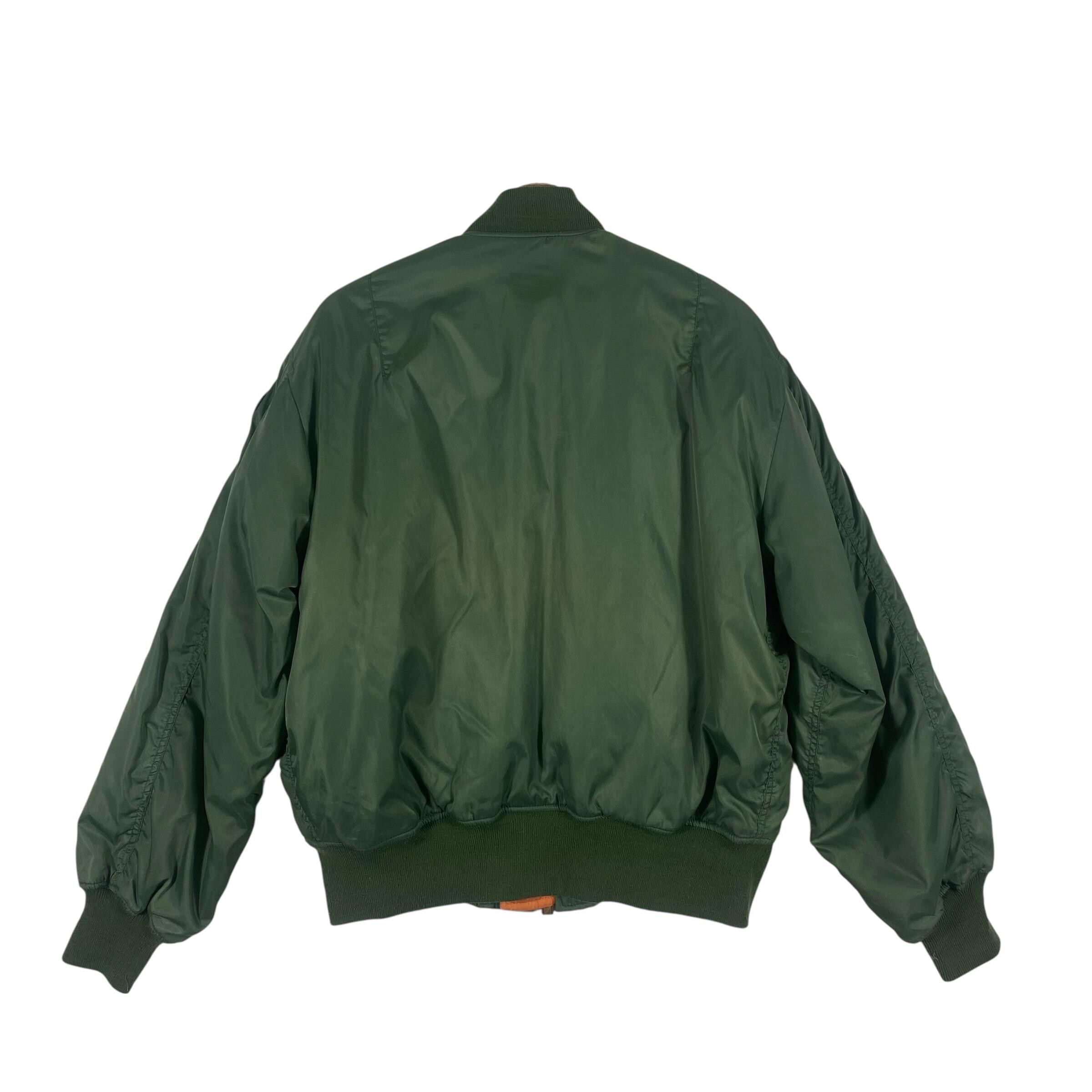 Vintage 90s Flyers Mens Intermediate MA-1 Reversible Bomber Jacket