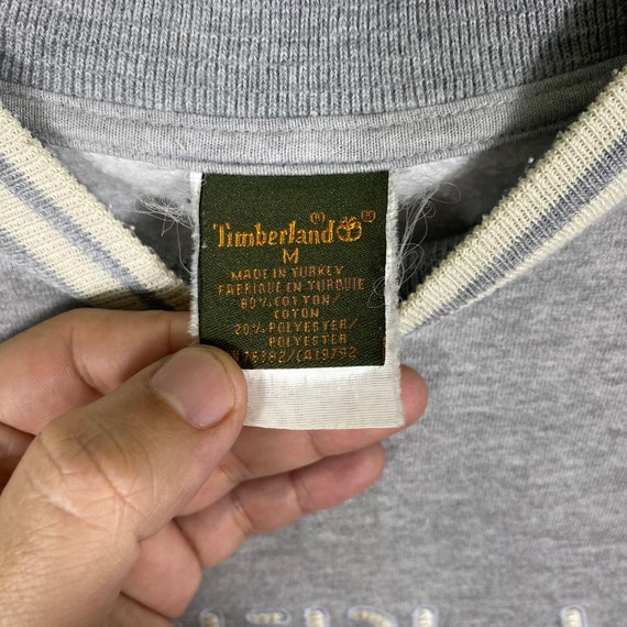 Vintage Timberland Embroidered Sweatshirt M Size … - image 7