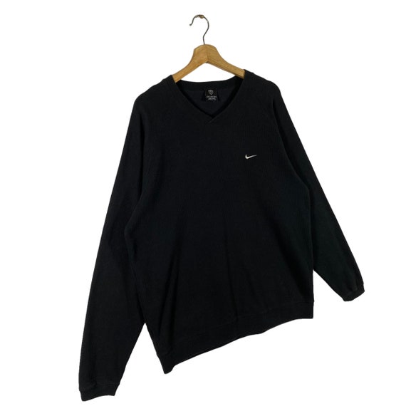 Nike Golf V-neck Sweatshirt XL Size but to Fit L Size Black Colour