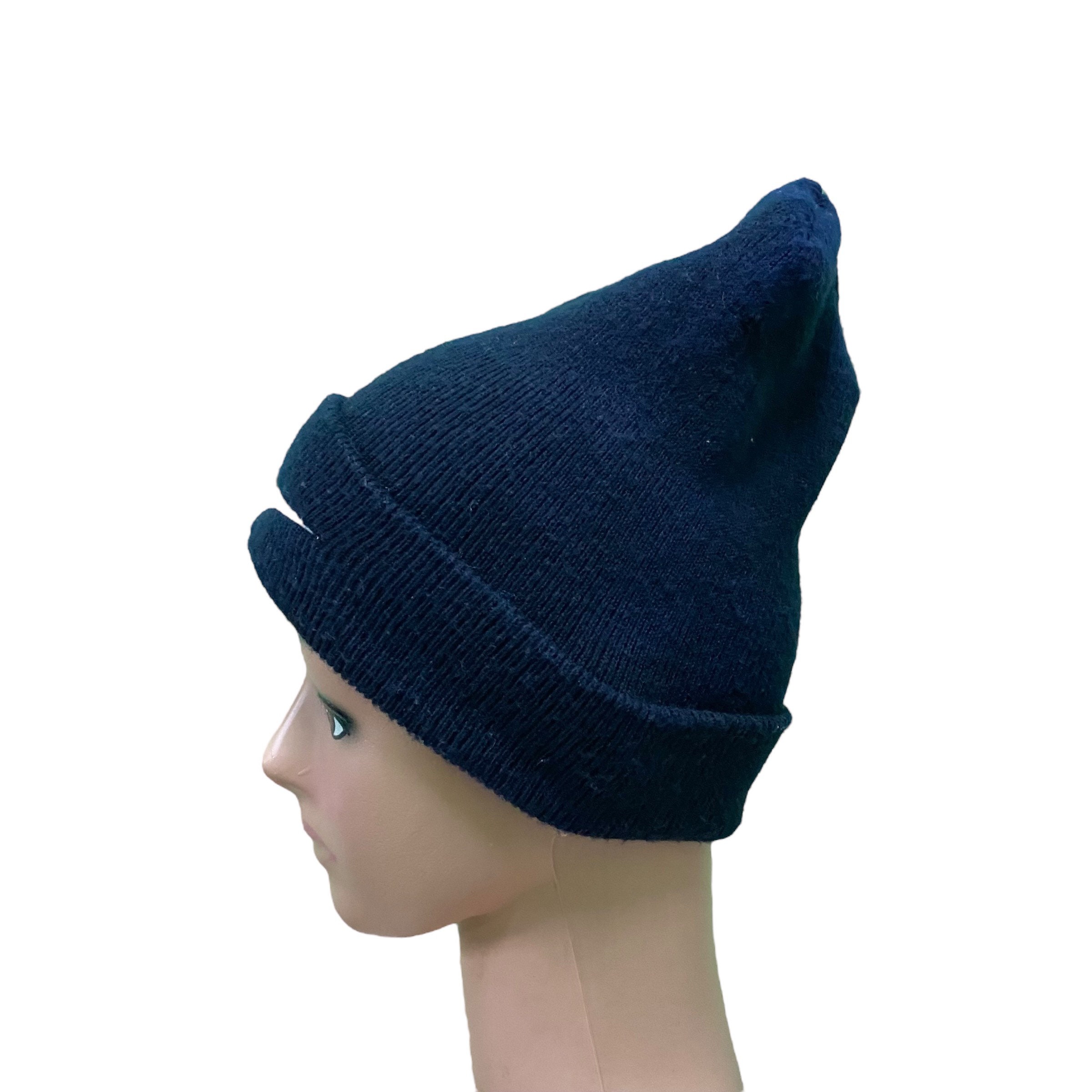 Vintage Nike Swoosh Baenie Hat Navyblue Colour - Etsy
