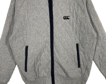 カンタベリージャケット ジッパー XLサイズ Lサイズにフィット グレー