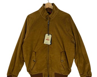 Vintage 70s Baracuta G9 Harrington Jacket: England Brown Cotton
