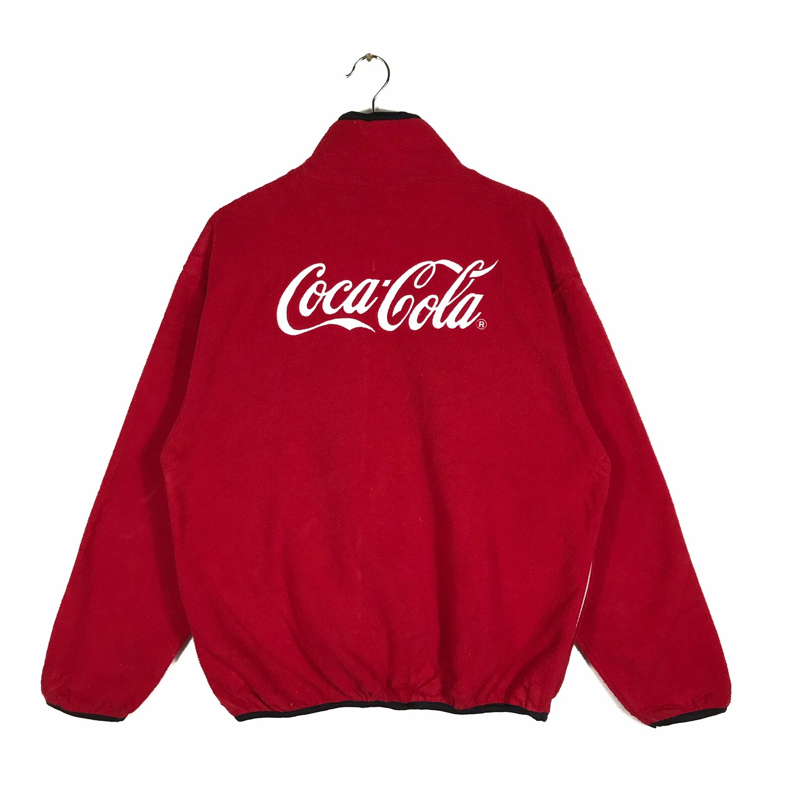Vintage Coca Cola Fleece Jacket Etsy
