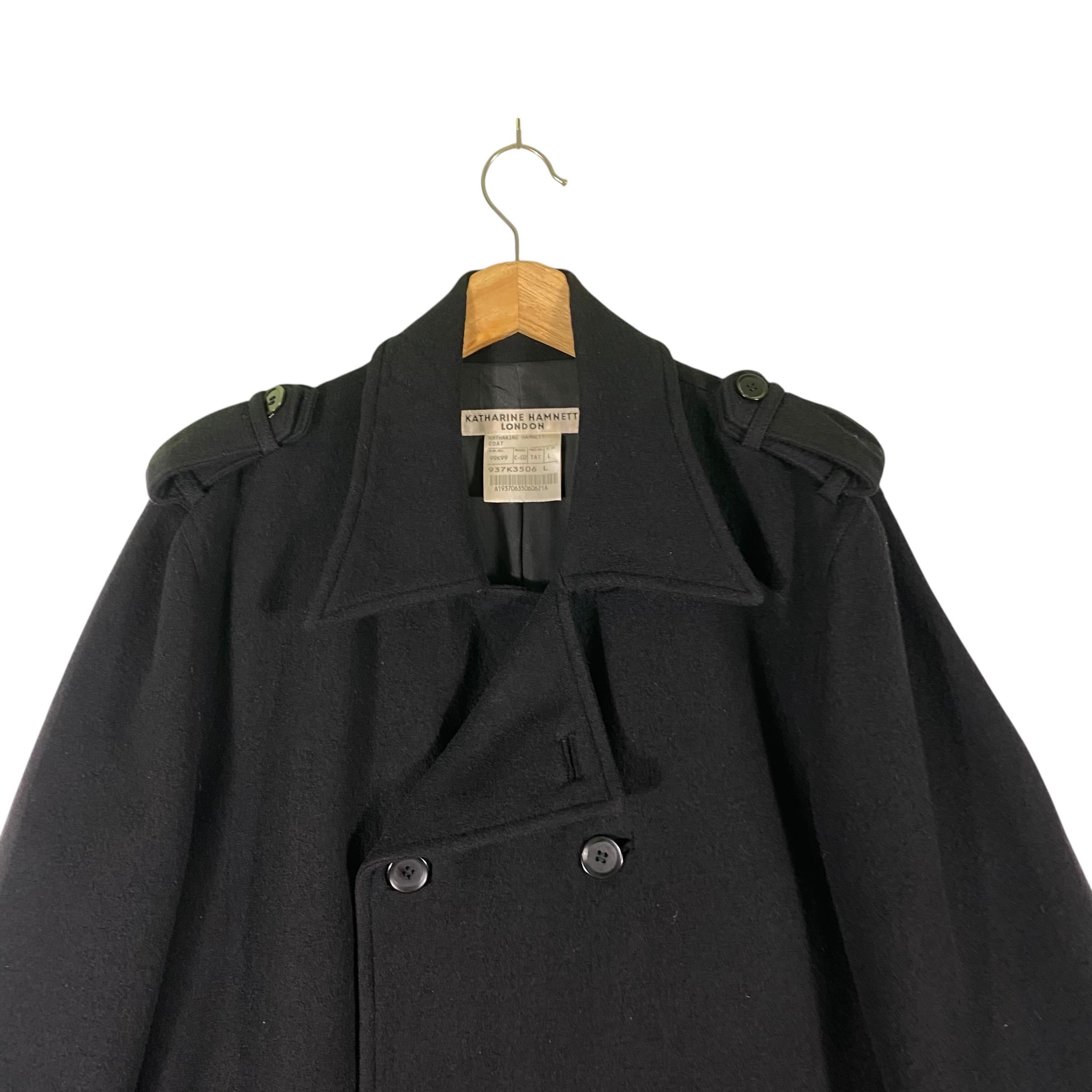 Vintage Katharine Hamnett London Jacket L Size Black Colour - Etsy