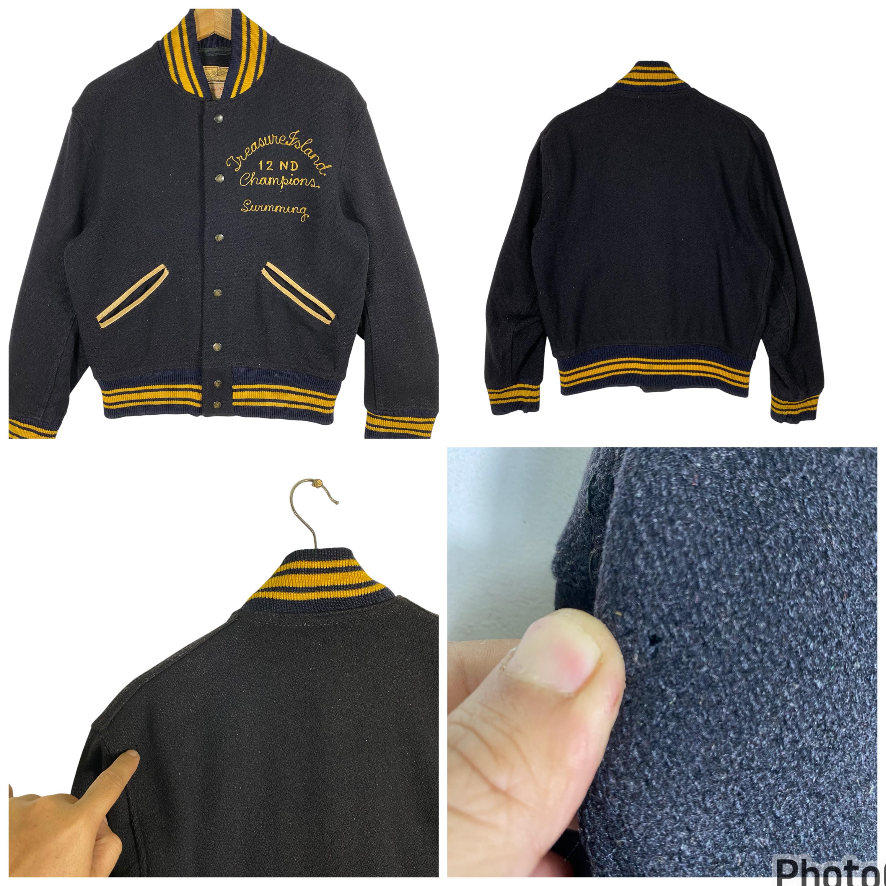 Vintage 60s H.L Whiting Los Angeles Varsity Jacket Size 38