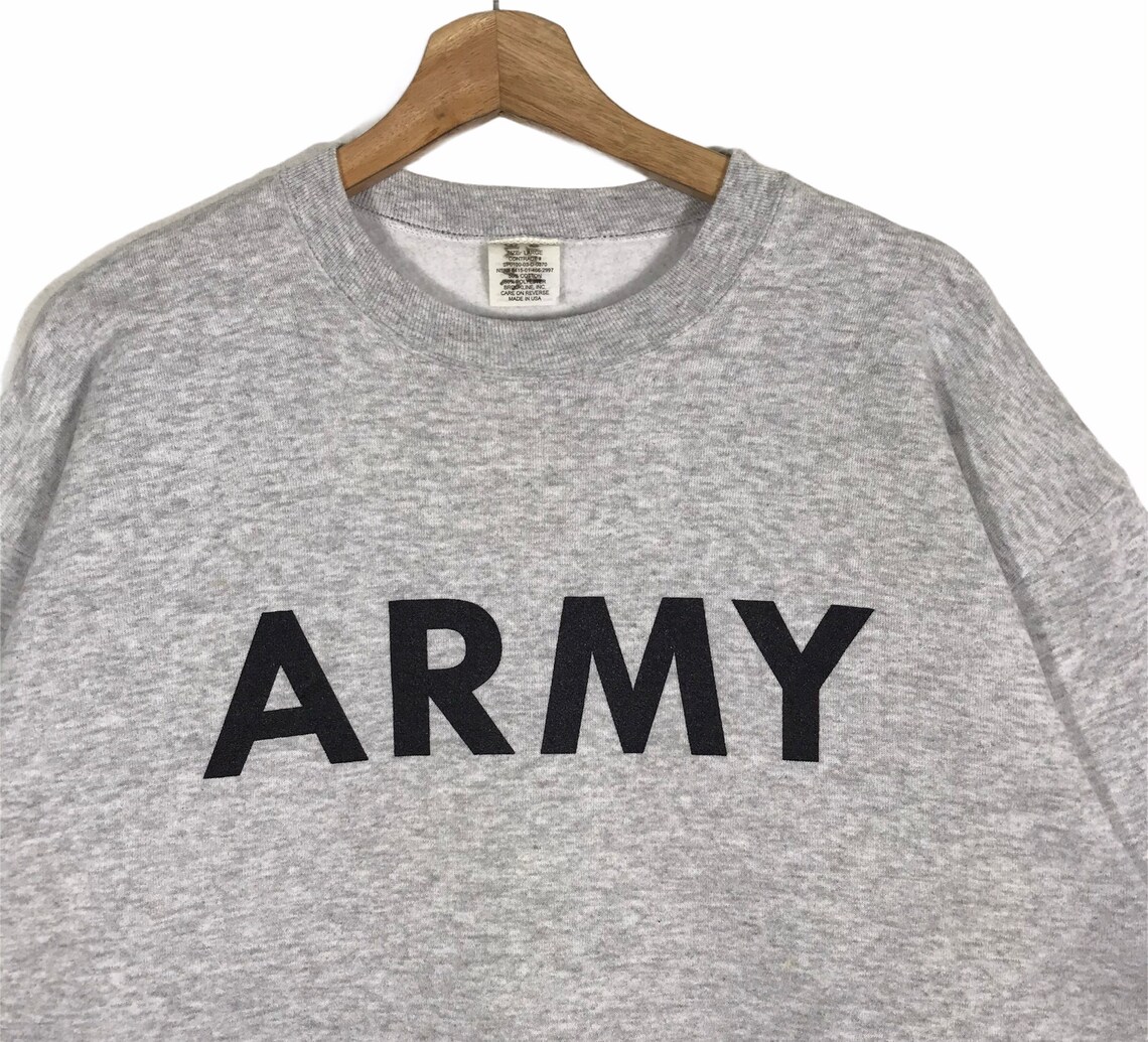 Vintage ARMY Sweatshirt | Etsy