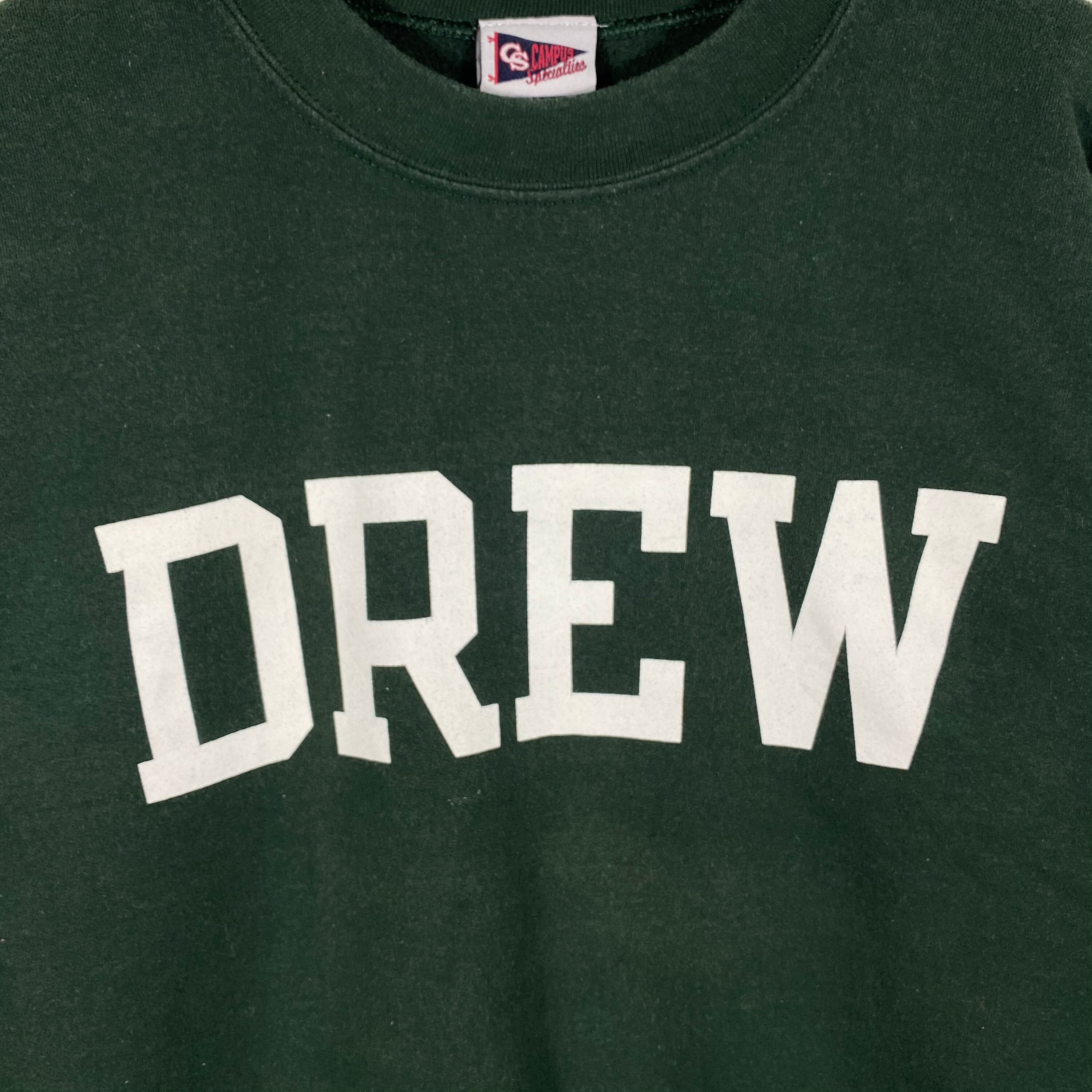 Vintage 90's Drew College Sweatshirt Etsy
