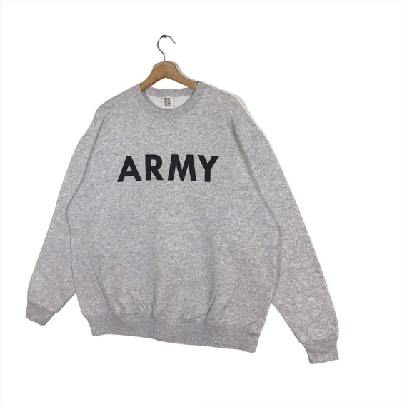 grey army sweatshirt