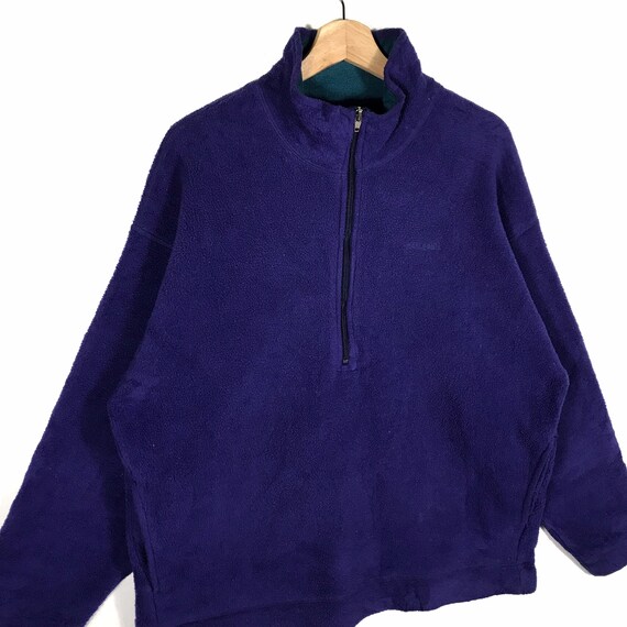 Vintage Patagonia Fleece Half Zip Sweatshirt L Si… - image 2