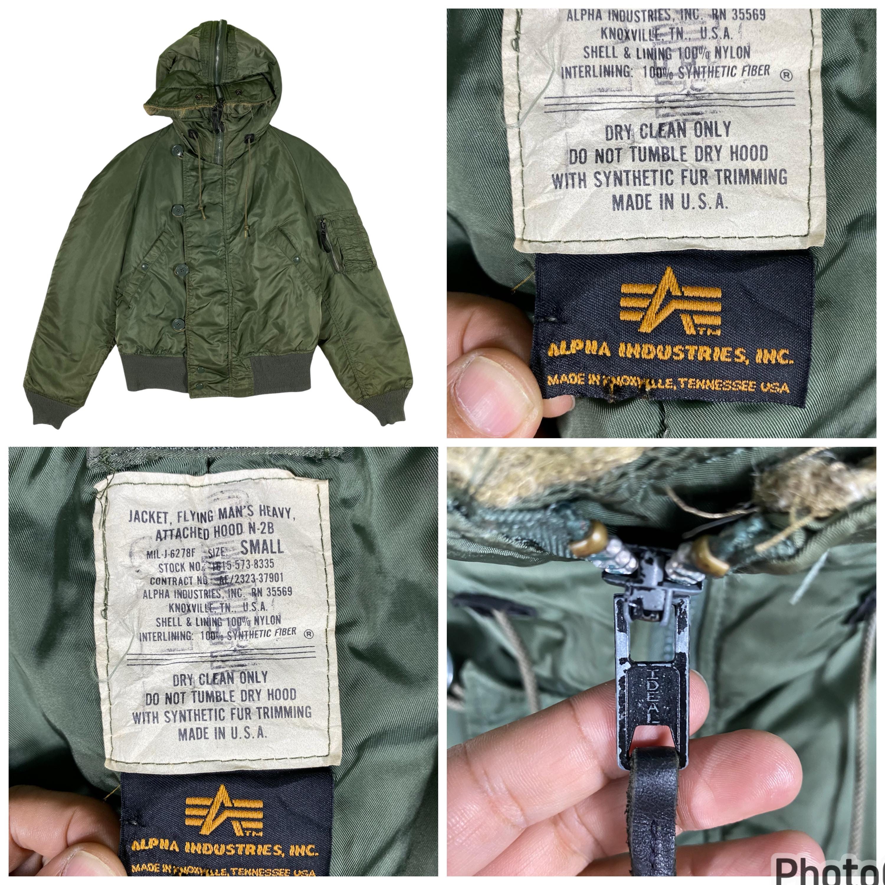 Vintage Alpha Industries Flying Man's Heavy N-2B Bomber