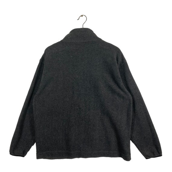 Vintage 90s Gordon & Smith Fleece Zipper Jacket L Size