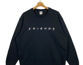 vintage F.R.I.E.N.D.S Sweat Taille L Couleur Noir