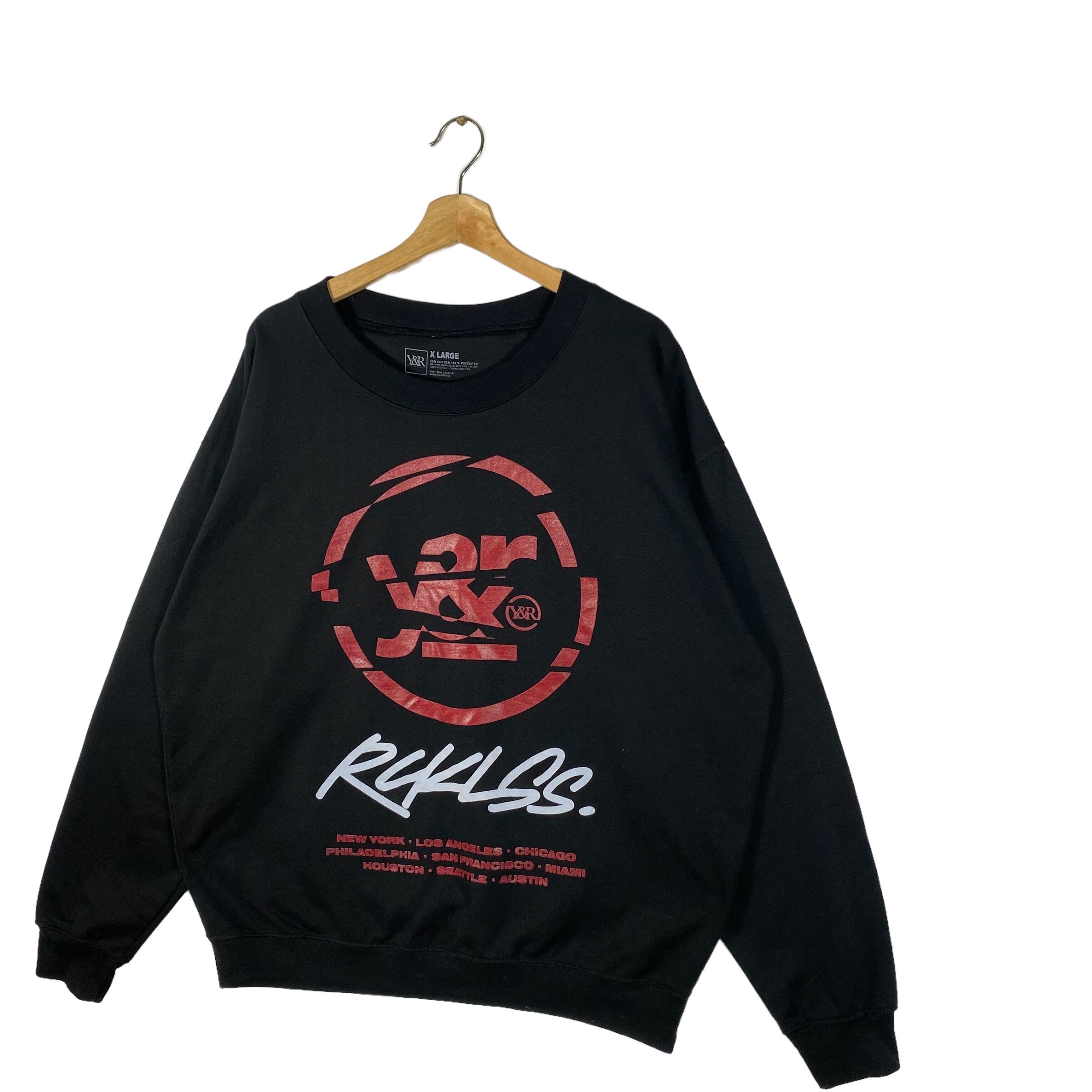 Young and reckless hoodie size chart sale