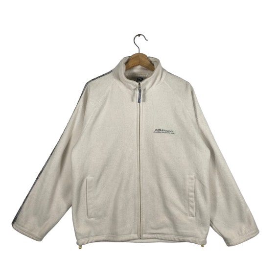 【oan】Nylon Patch Fleece Zip Up Vintage Piko Hawaiian Longboard Wear Fleece Zipper Zm Size
