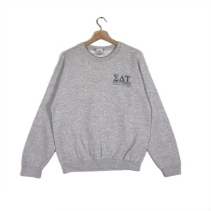 Vintage University Of  Illinois Sweatshirt M Size Grey Colour