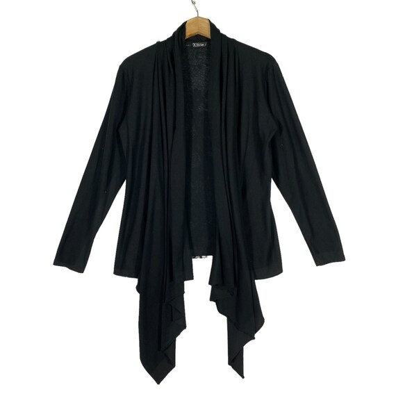 Vintage Xfrm Skull Punk Seditionaries Cardigan Shawl Collar Black 