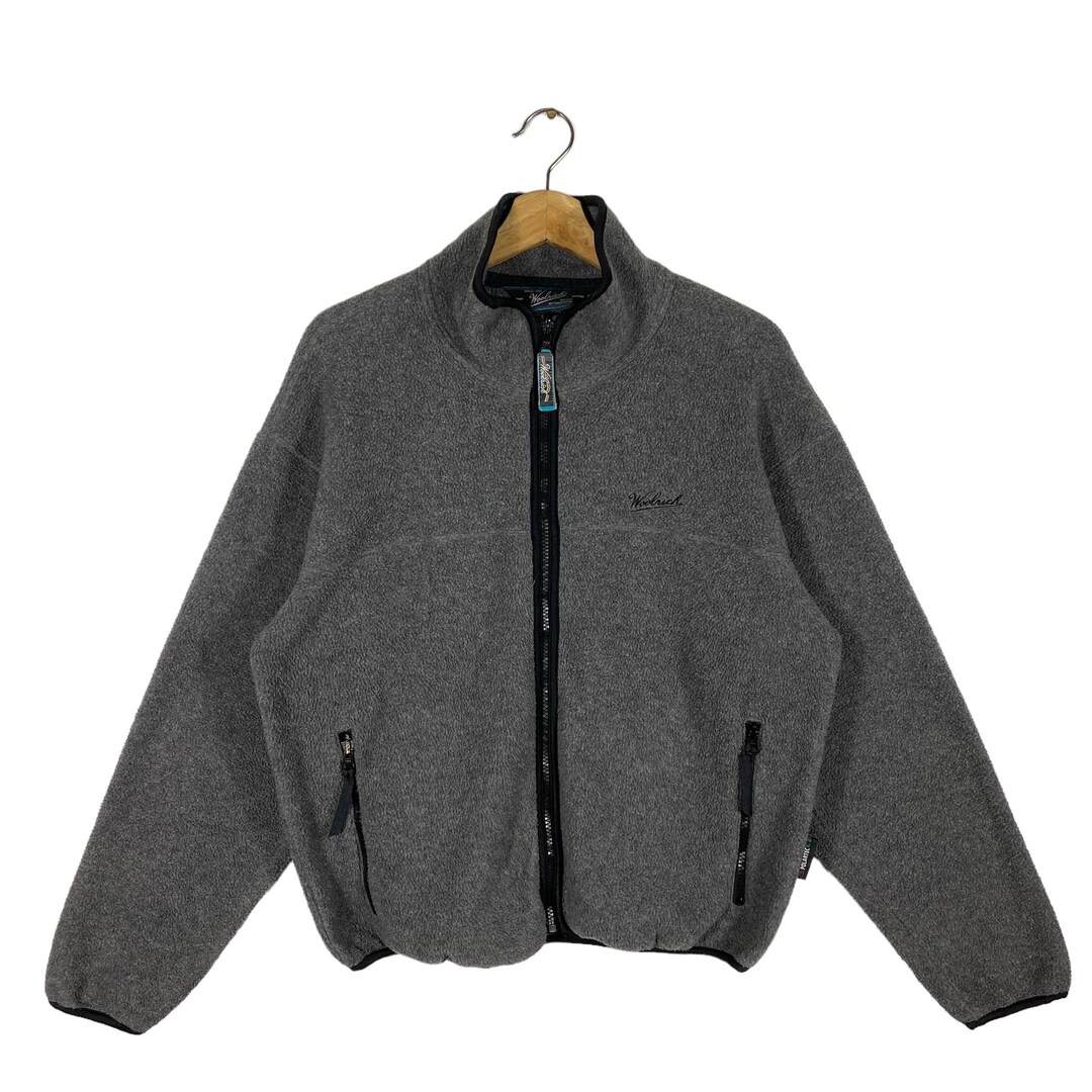 Danner / Woolrichコラボ ジャケット グレー Vintage 90s Woolrich Fleece Zipper Jacket M Size Grey Colour - Etsy