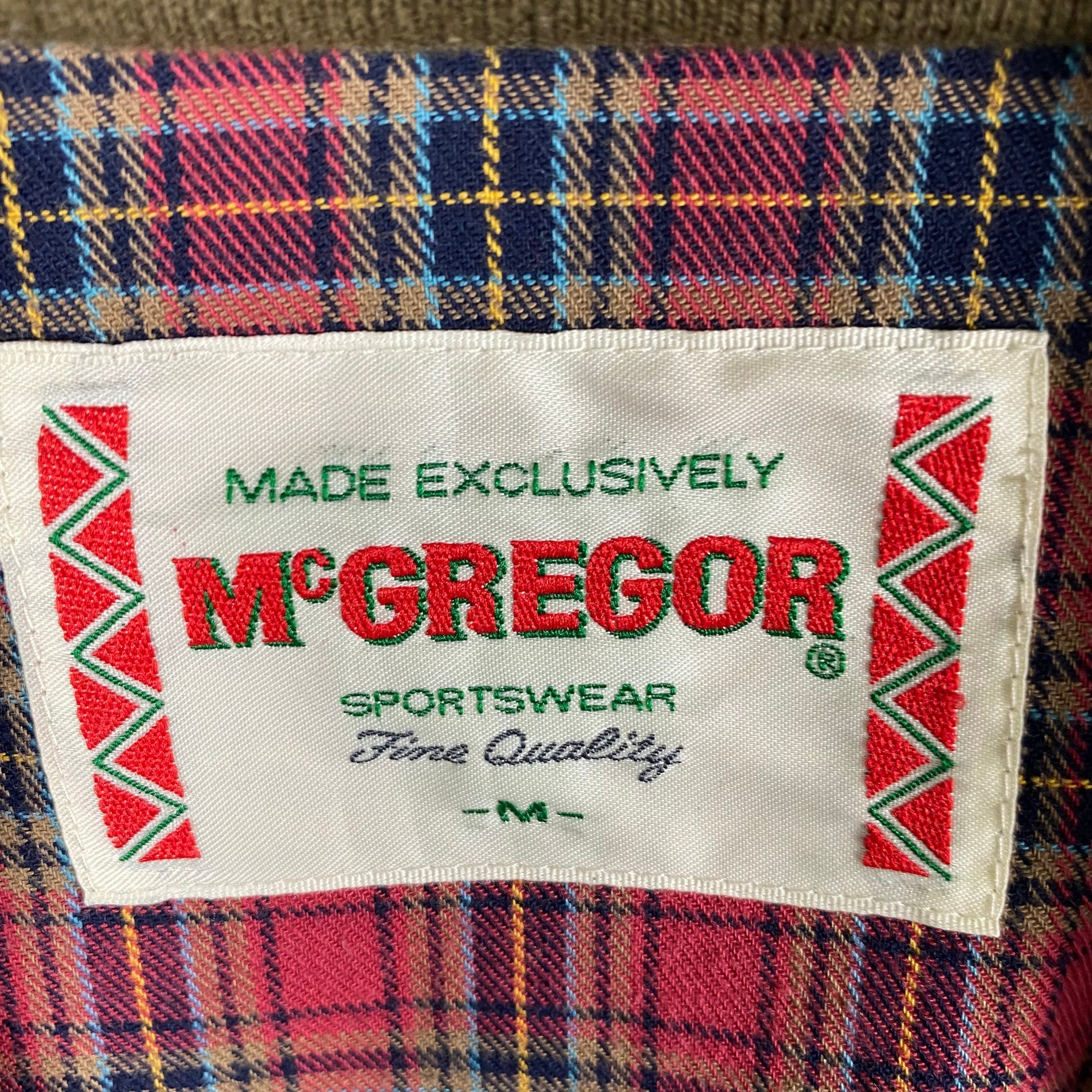 Vintage Mcgregor Harrington Jacket M Size Darkbrown Colour Vintage Mcgregor Harrington Jacket M Size Darkbrown Colour