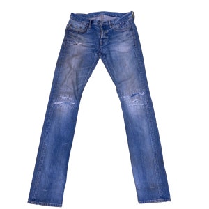 Vintage Hysteric Glamour Distressed Denim Size 30 Colour Blue