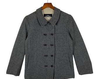 Tricot Comme Des Garçons Wool Grey Dot Lightweight Down Jacket