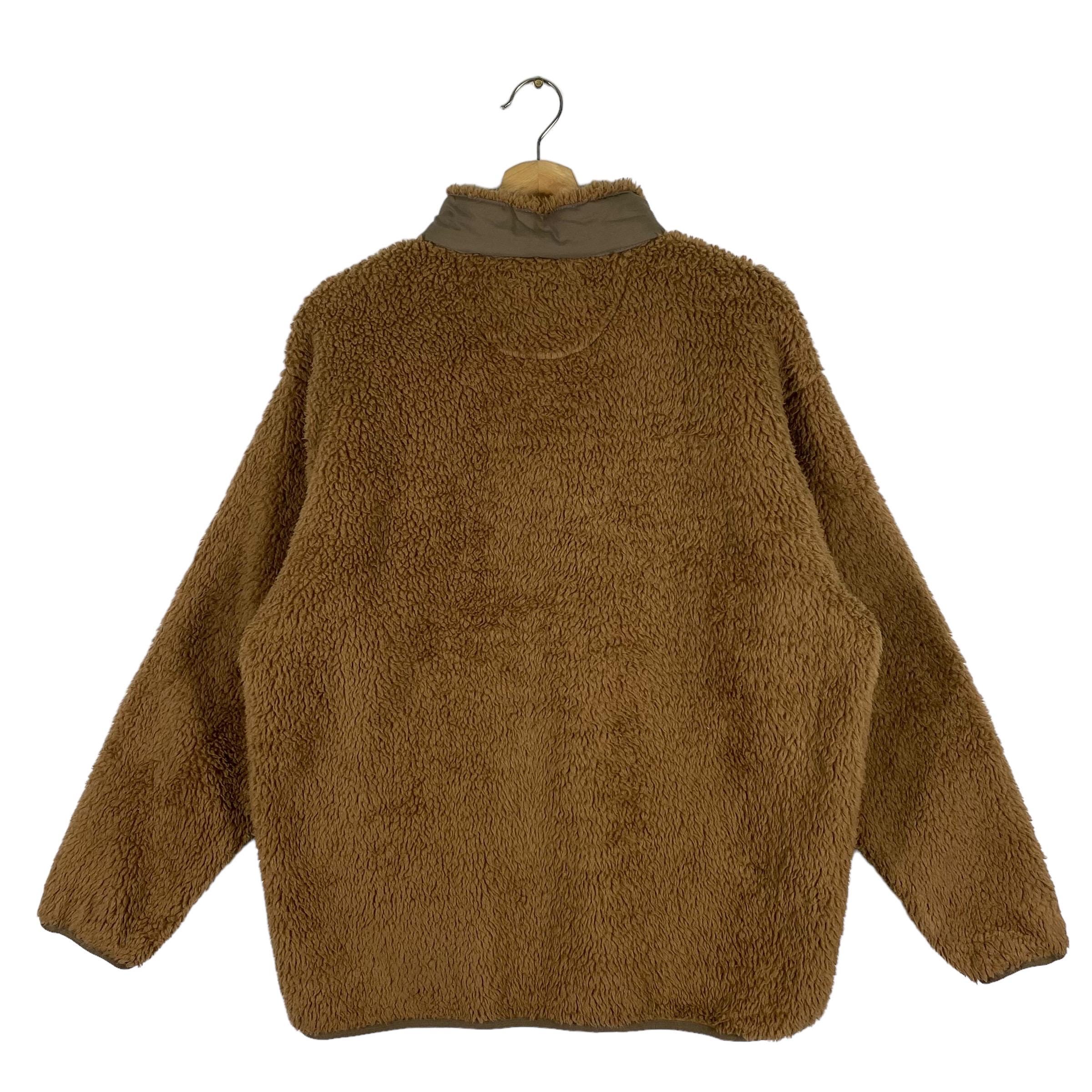 Vintage Japanese Brand X White Mountaineering Fleece Half