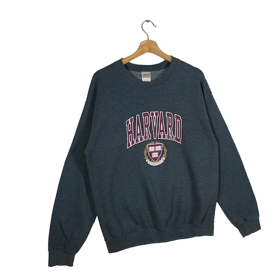 Vintage Harvard University Sweatshirt M Size Darkgrey Colour - Etsy