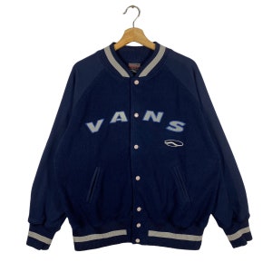 ジャケット・アウター 00s Vans scull varsity stadium jacket Whitesville Varsity Jacket Men's Letterman Jacket Melton x