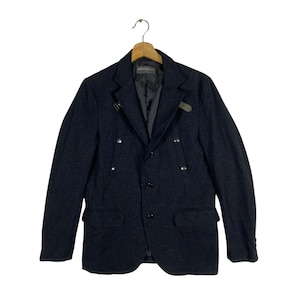 Audrey and John Wad Wool Blazer M Size Black Colour