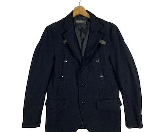 Audrey and John Wad Wool Blazer M Size Black Colour