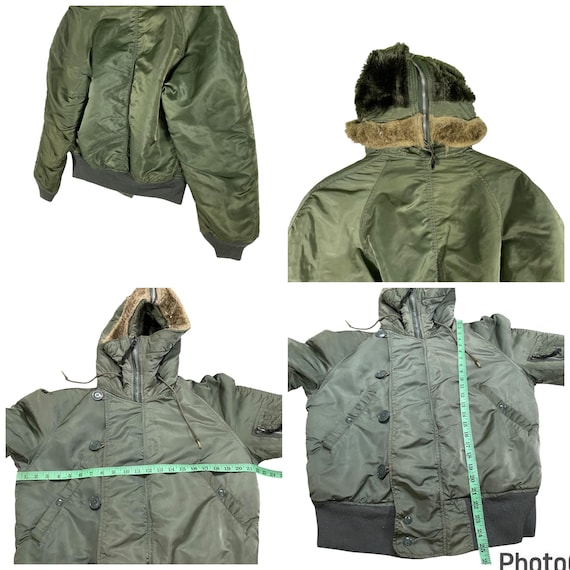 Vintage Alpha Industries Flying Man's Heavy N-2B Bomber Hoodie