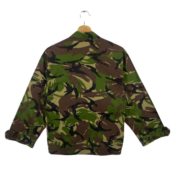 Vintage British Army Issue Combat Shirt Woodland DP