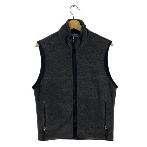 Vintage Patagonia Synchilla Fleece Vest S Size Grey Colour