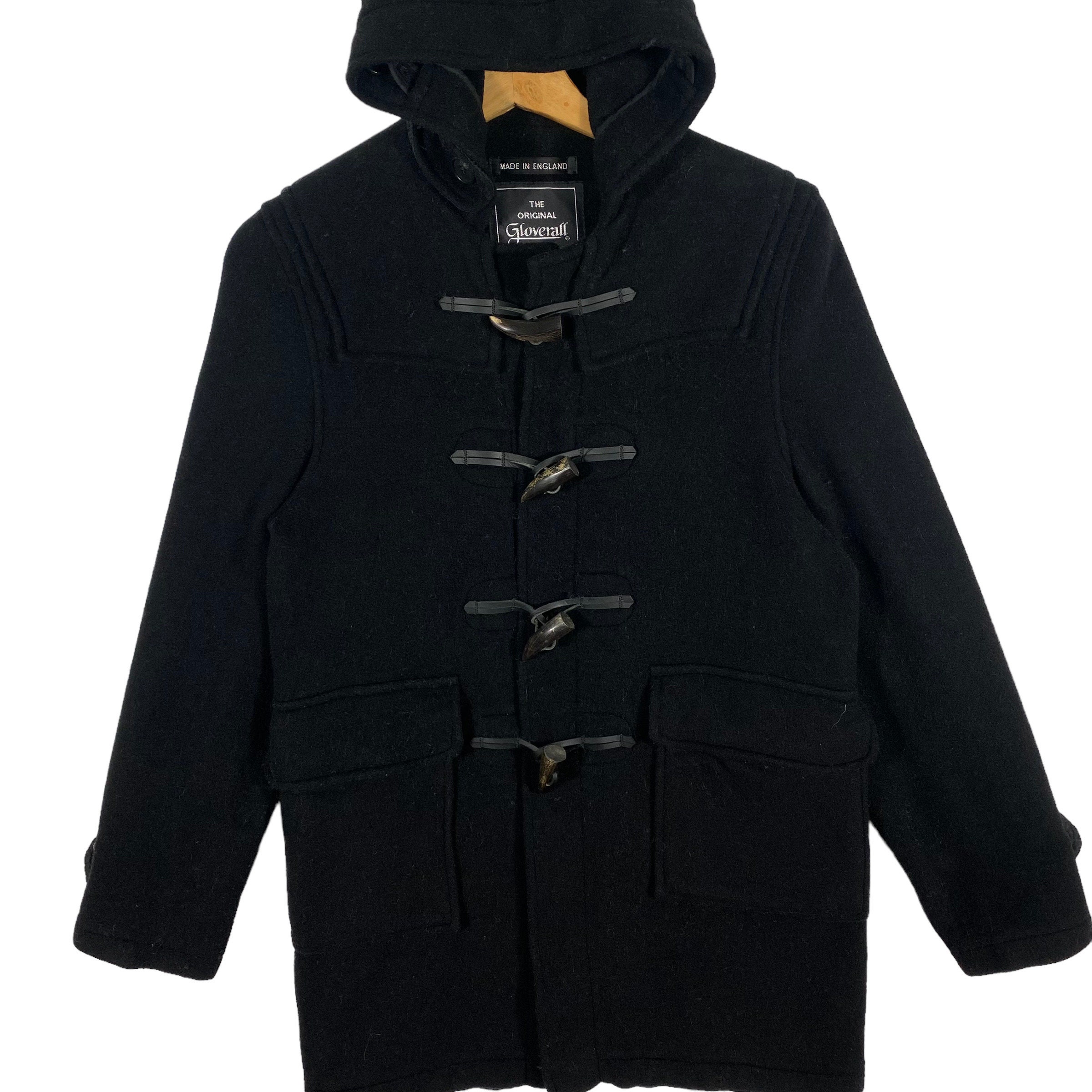 Vintage Gloverall Duffle Coat S Size Black Colour - Etsy