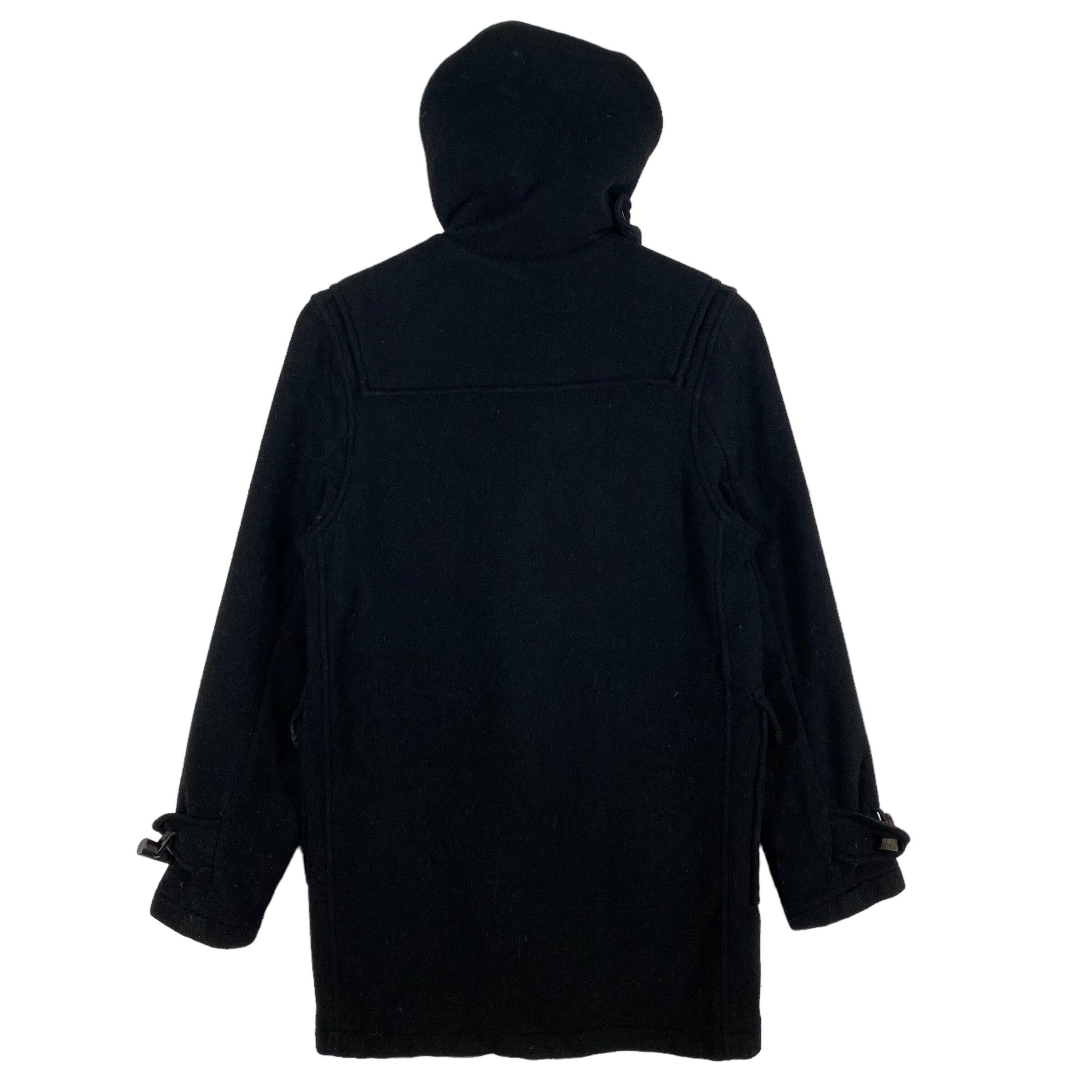 Gloverall “Black Herringbone” Duffle S Vintage Gloverall Duffle Coat S Size Black Colour - Etsy