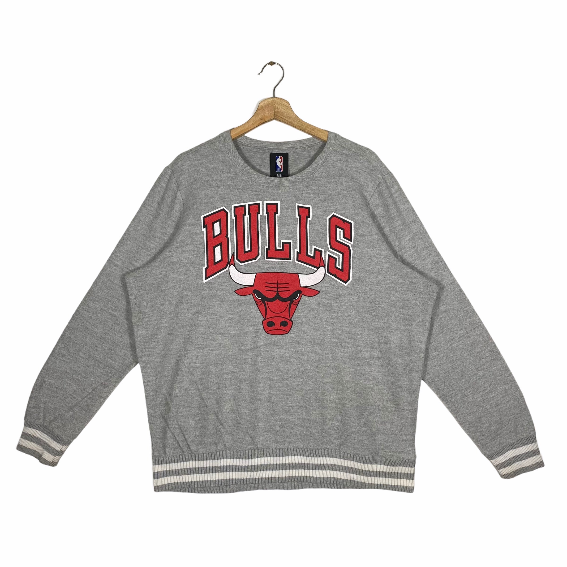 Vintage Chicago Bulls Fleece Sweatshirt Nice Design Etsy