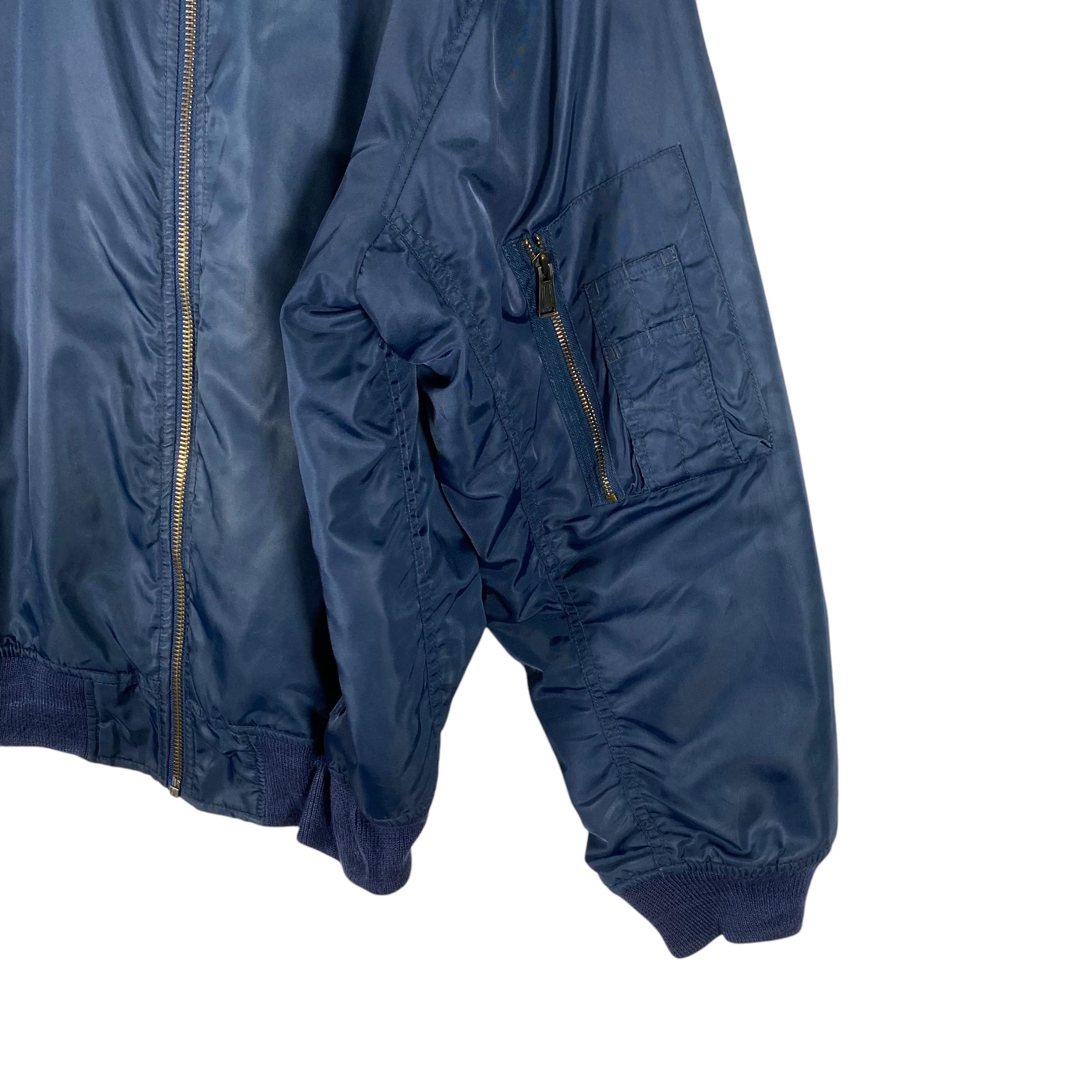 Type MA-1 Military Bomber Jacket L Size Navyblue Colour - Etsy