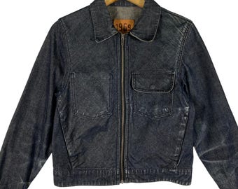 Vintage Gap Cross Cut Zipper Jacket S Size Blue Black Colour - Etsy