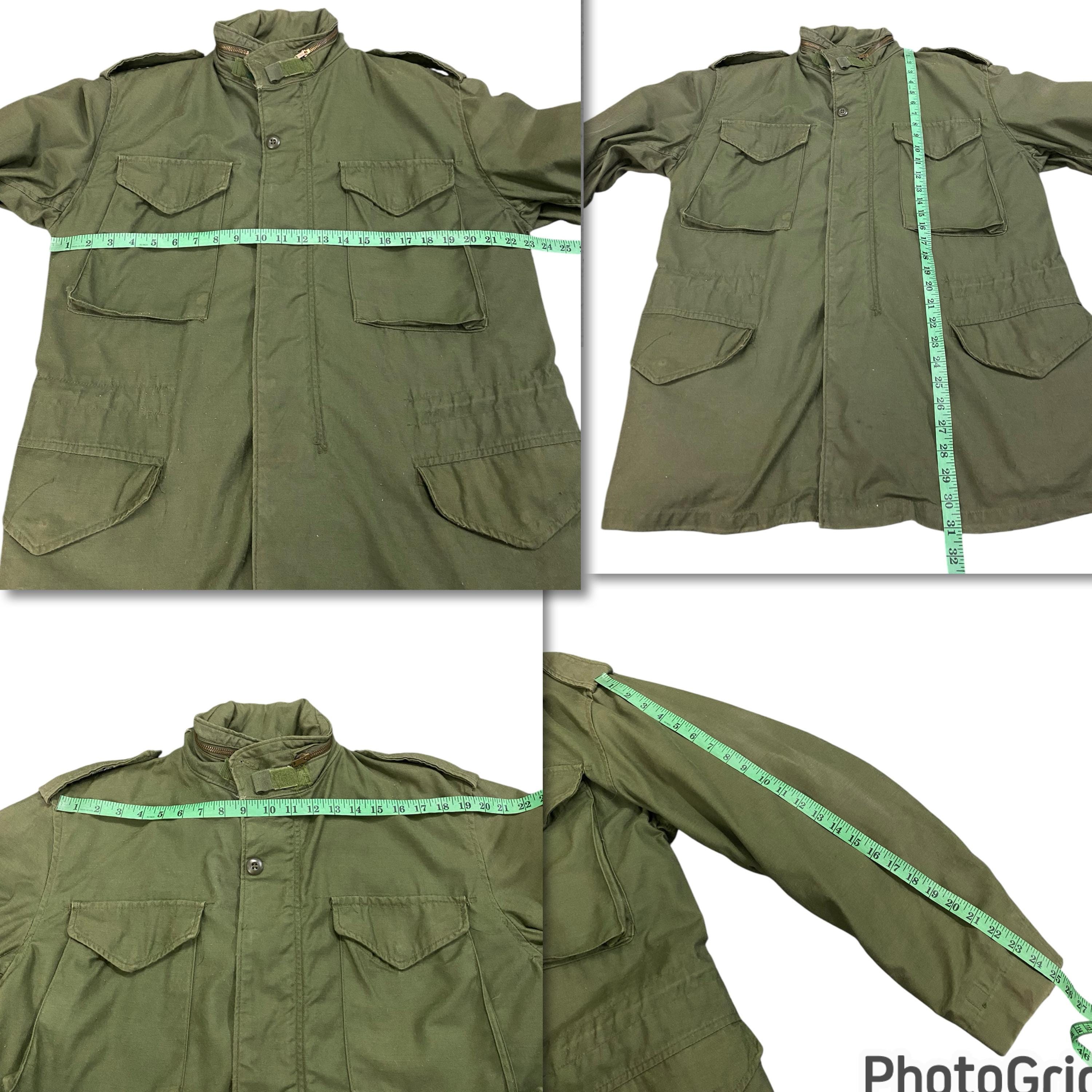 Vintage Alpha Industries Olive Military Made in Usa M65 OG-107