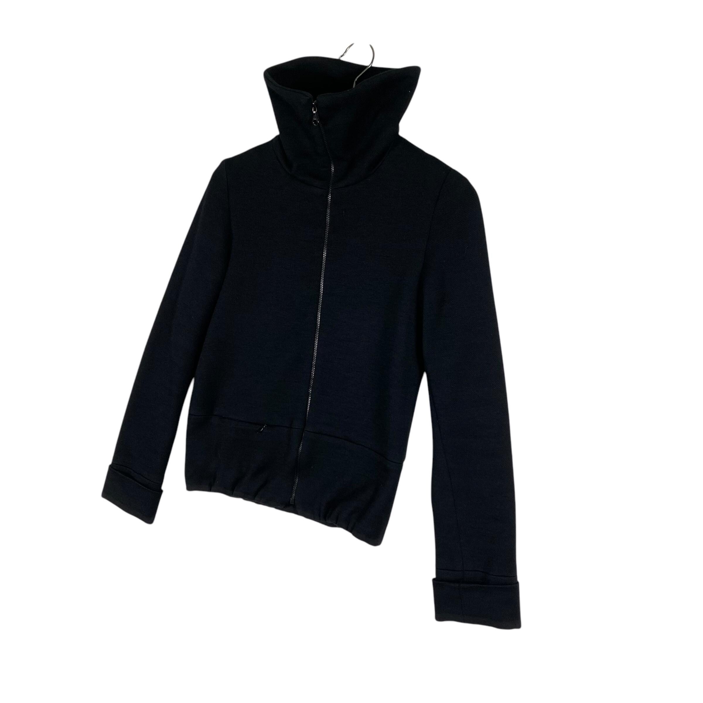 人気ブラドン Vintage Rip Etsy - Colour Black Size S Jacket Zipper Winkle Van トップス