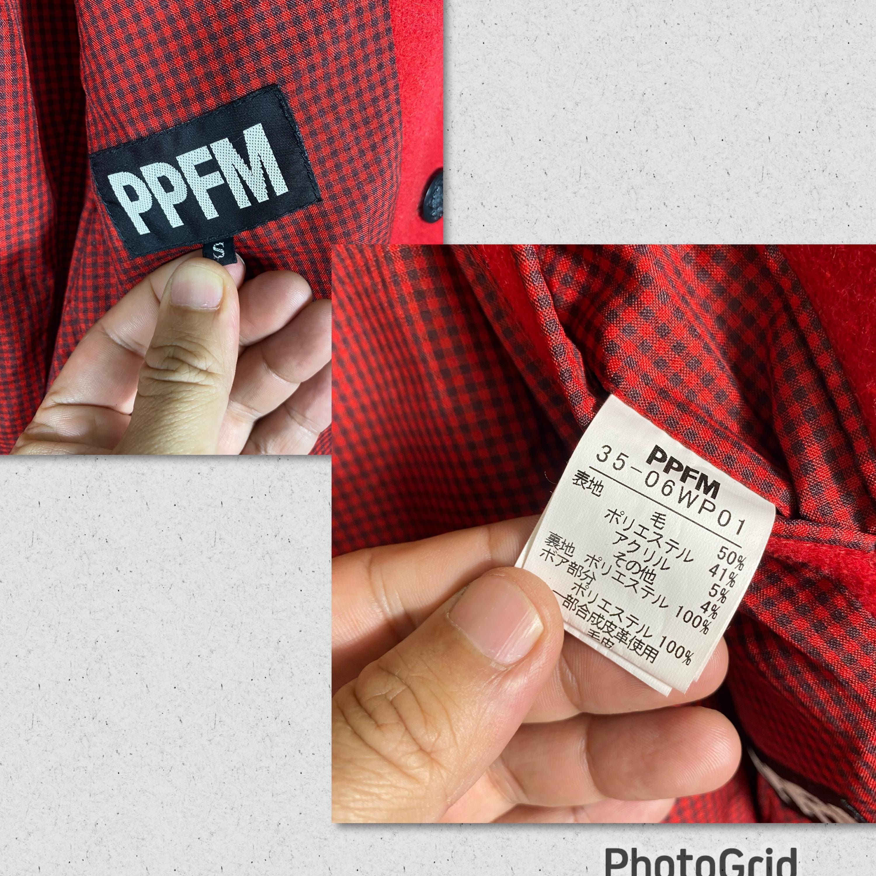 ヴィンテージ Ppfm フェイクファー フーディー ジッパー ジャケット S 
