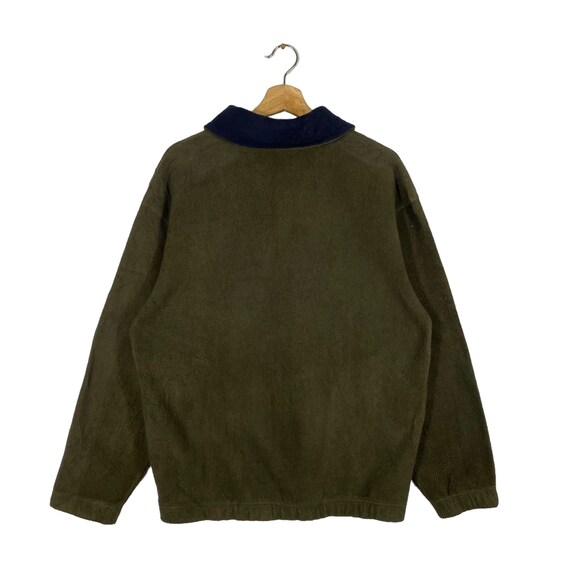 Vintage Chaps Ralph Lauren Shawl Collar Fleece Half Button M Size