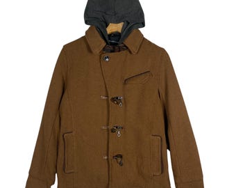 Vintage In The Attic Homme Button/Zipper Jacket M Size Brown Colour