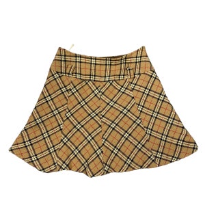 Vintage Olive Des Olive Nova Check Mini Skirt