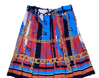 Vintage Zara Minifalda Color Block