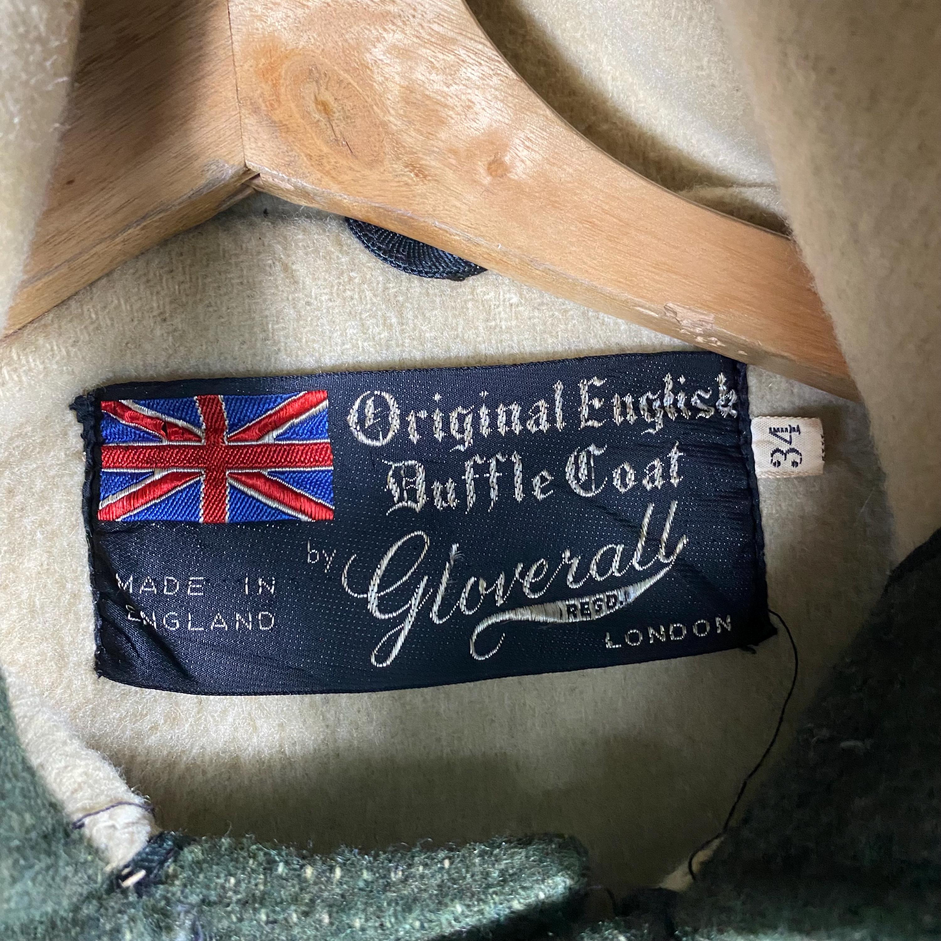 Vintage Gloverall Duffle Coat Toggle Button Size 34 (M) Green Forest ...