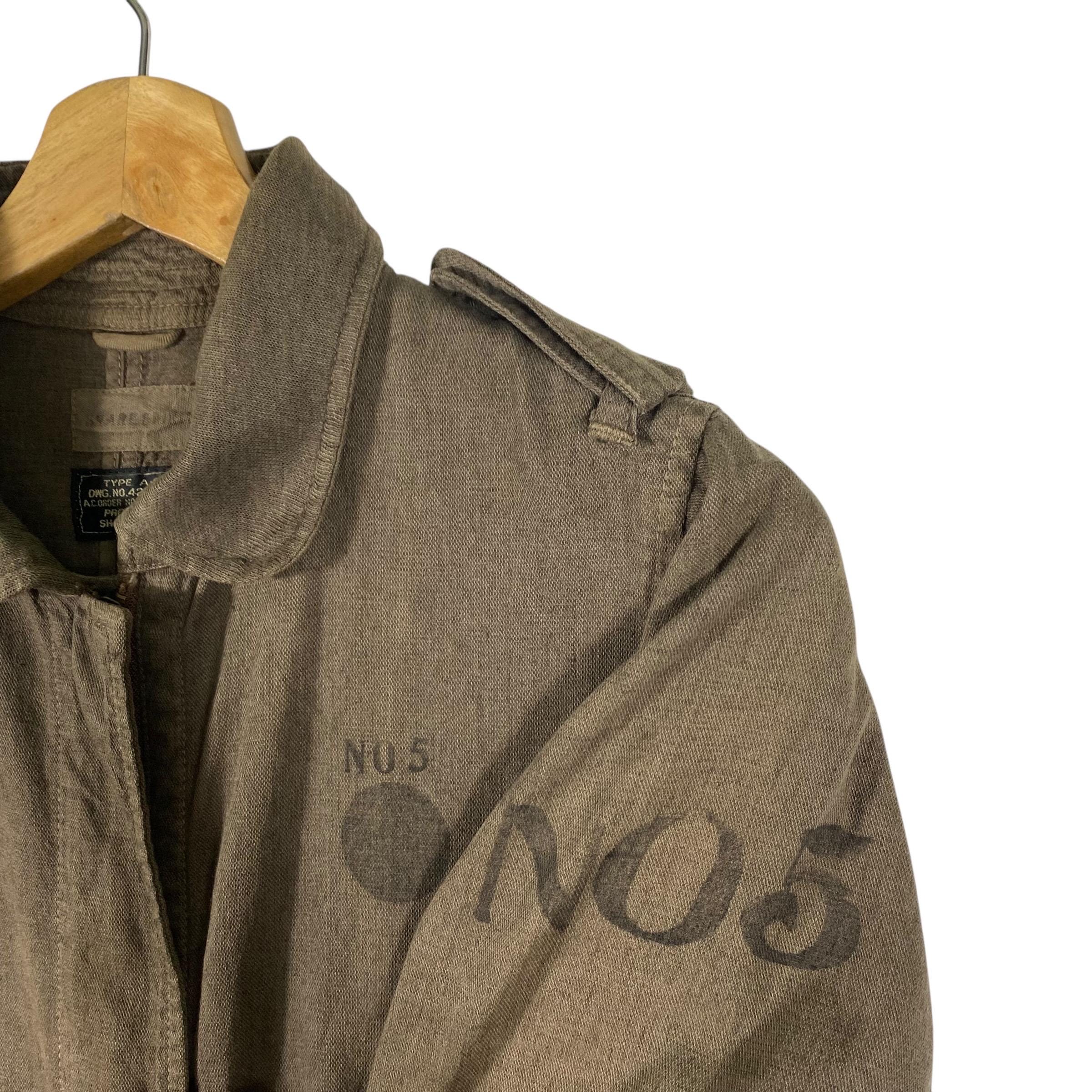 SHARE SPIRIT linen shirt jacket military Share Spirit Military